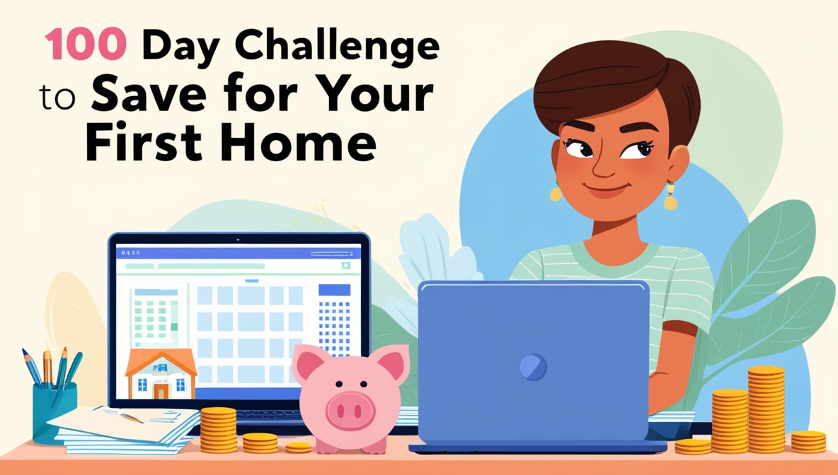 100 Day Challenge to Save for Your First Home