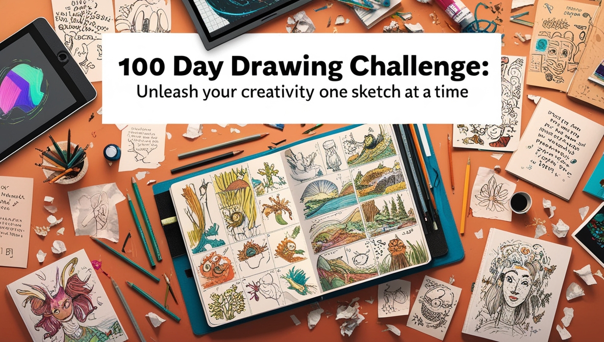 100 Day Drawing Challenge: Unleash Your Creativity One Sketch at a Time